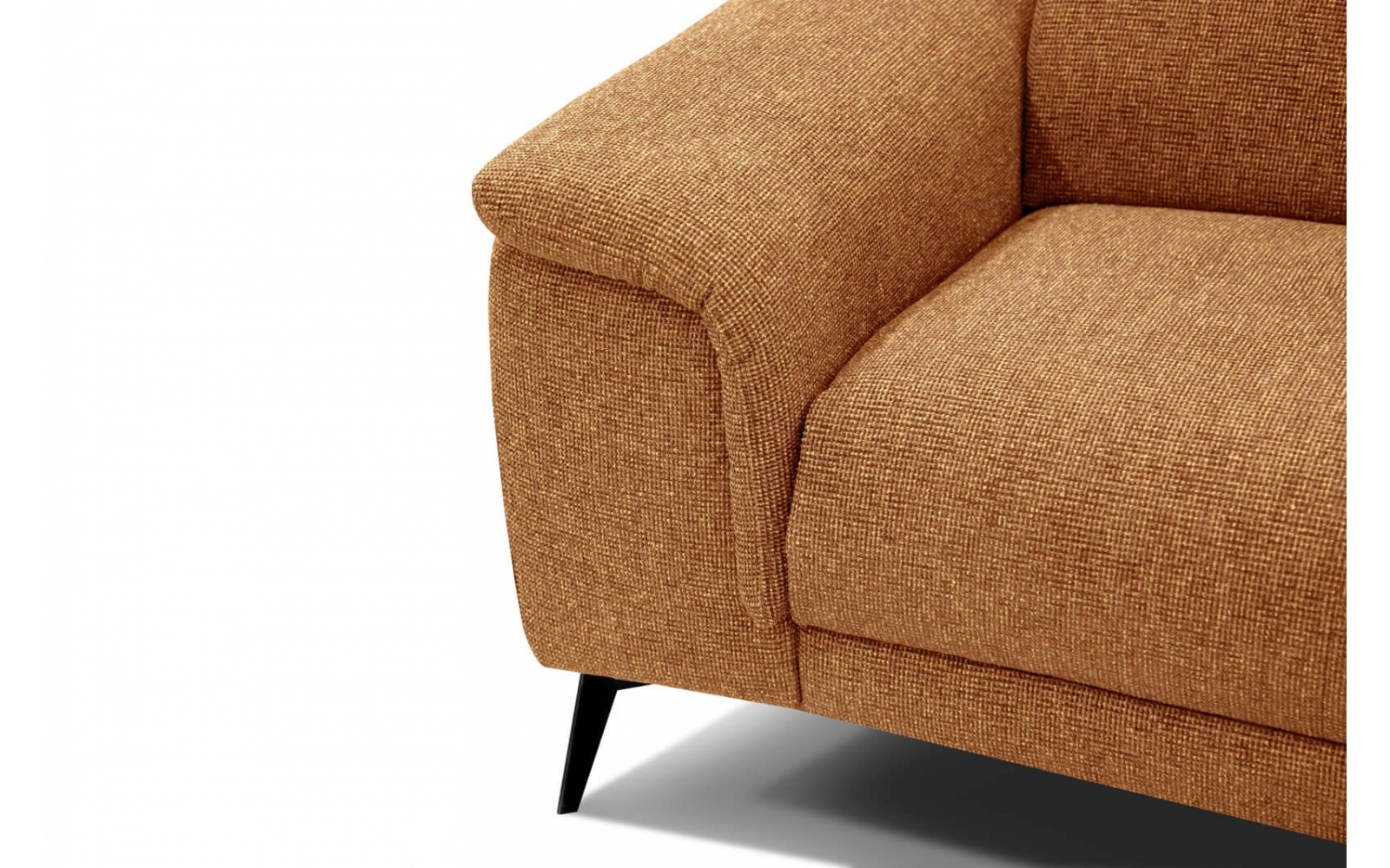 3-Sitzer Sofa mit Relaxfunktion auf der linken Seite FIERO Gelb Honig (Arano 07)