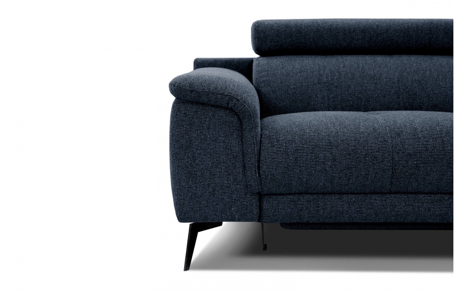 3-Sitzer Sofa mit Relaxfunktion auf der linken Seite FIERO Dunkelblau (Arano 12)