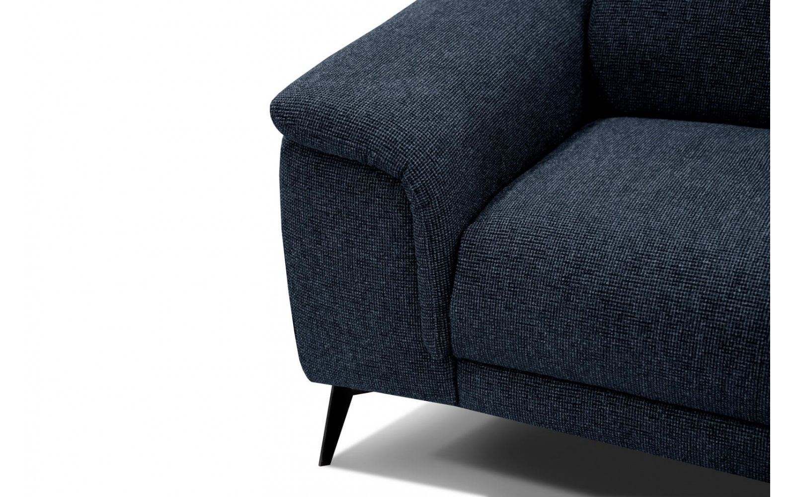 3-Sitzer Sofa mit Relaxfunktion auf der linken Seite FIERO Dunkelblau (Arano 12)