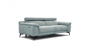 3-Sitzer Sofa mit Relaxfunktion auf der linken Seite FIERO Türkis (Arano 14)