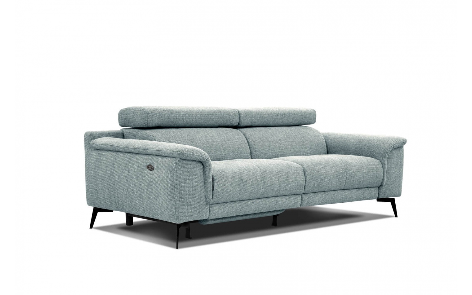 3-Sitzer Sofa mit Relaxfunktion auf der linken Seite FIERO Türkis (Arano 14)