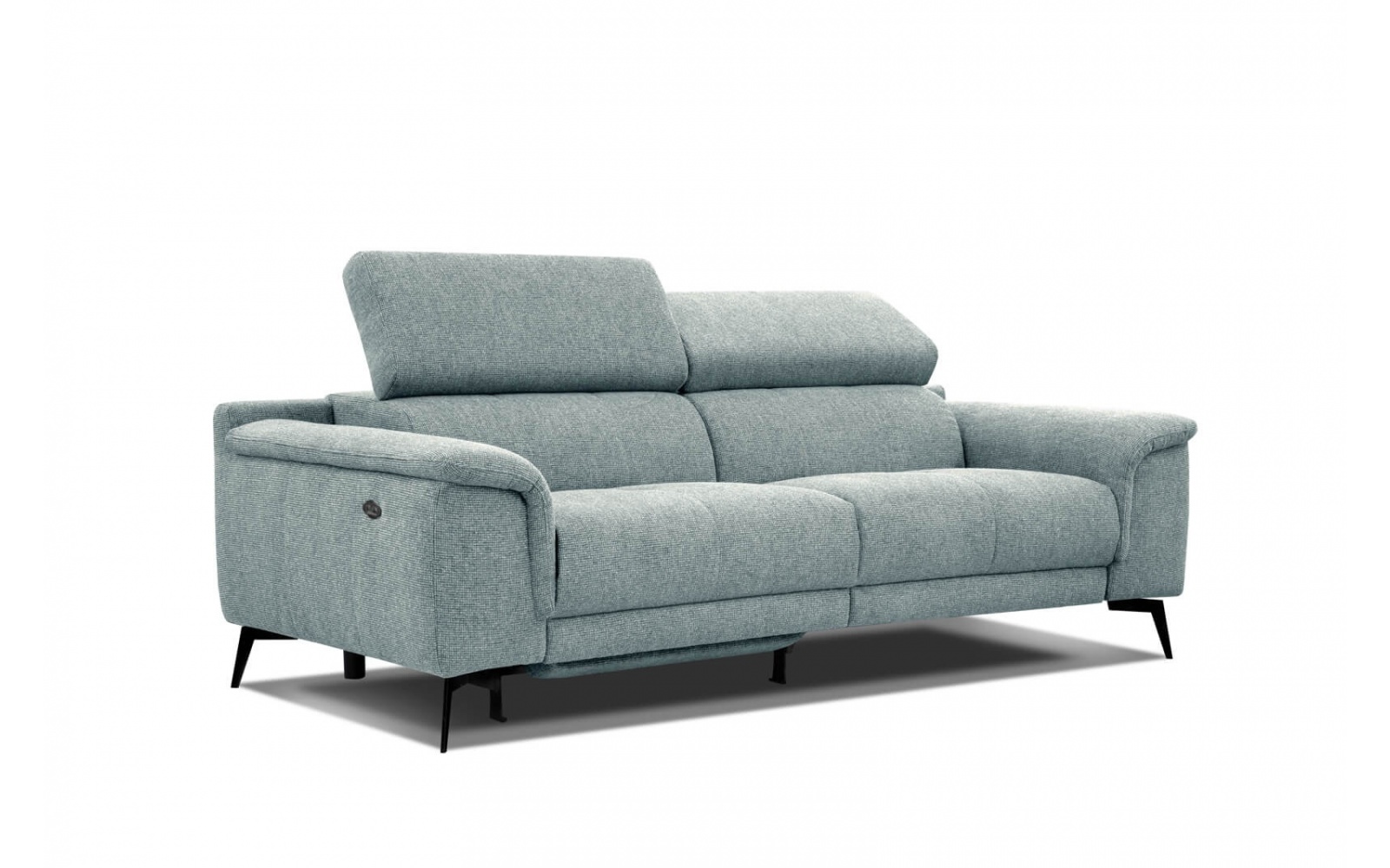 3-Sitzer Sofa mit Relaxfunktion auf der linken Seite FIERO Türkis (Arano 14)