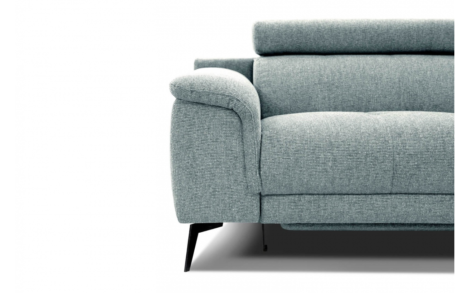 3-Sitzer Sofa mit Relaxfunktion auf der linken Seite FIERO Türkis (Arano 14)