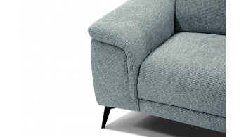 3-Sitzer Sofa mit Relaxfunktion auf der linken Seite FIERO Türkis (Arano 14)