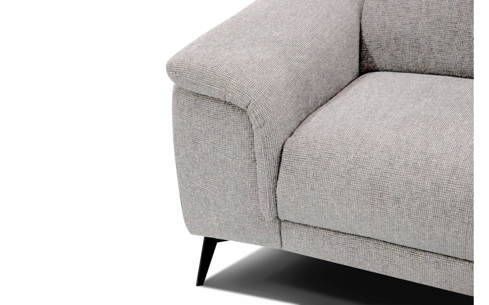 3-Sitzer Sofa mit Relaxfunktion auf der linken Seite FIERO Perlgrau (Arano 15)