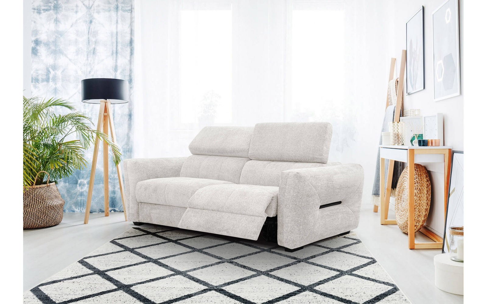 3-Sitzer Sofa mit Relaxfunktion auf der rechten Seite CALVERA