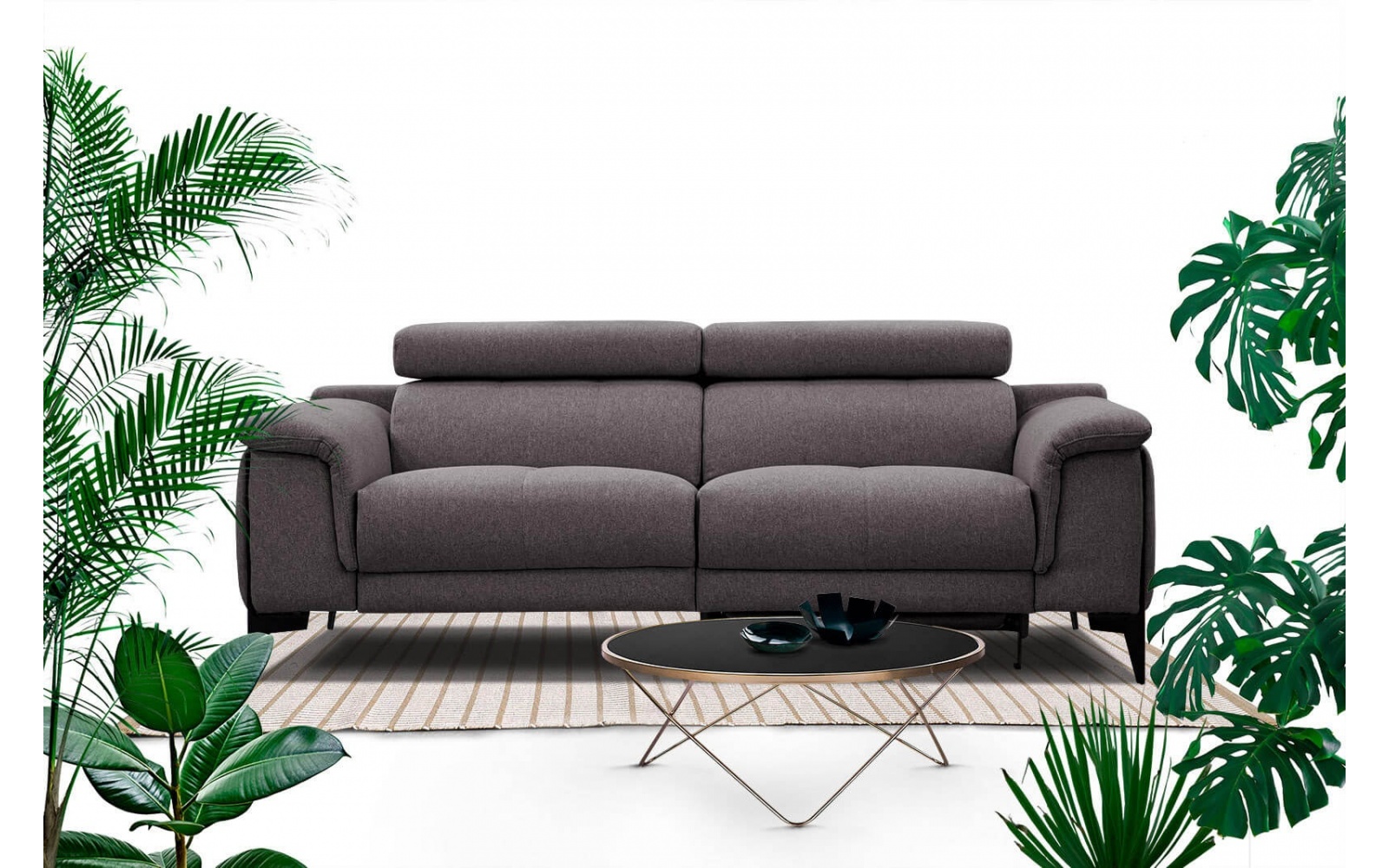 3-Sitzer Sofa mit Relaxfunktion auf der rechten Seite MATERA