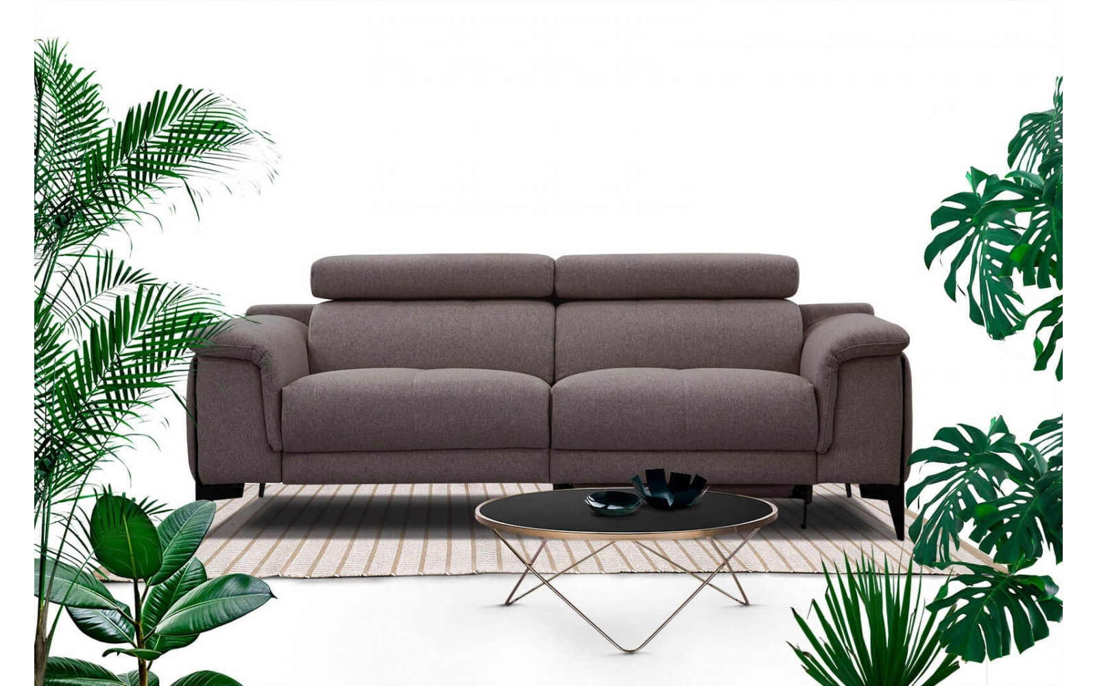 3-Sitzer Sofa mit Relaxfunktion auf der rechten Seite MATERA