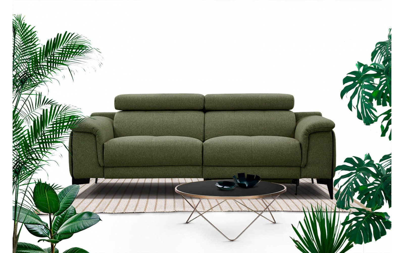 3-Sitzer Sofa mit Relaxfunktion auf der rechten Seite MATERA