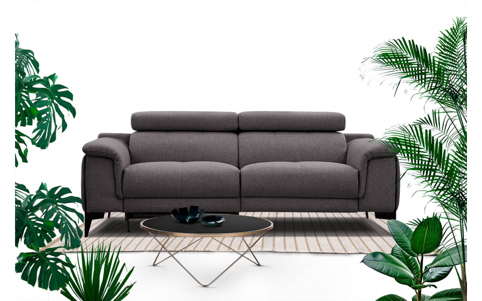 3-Sitzer Sofa mit Relaxfunktion auf der linken Seite MATERA