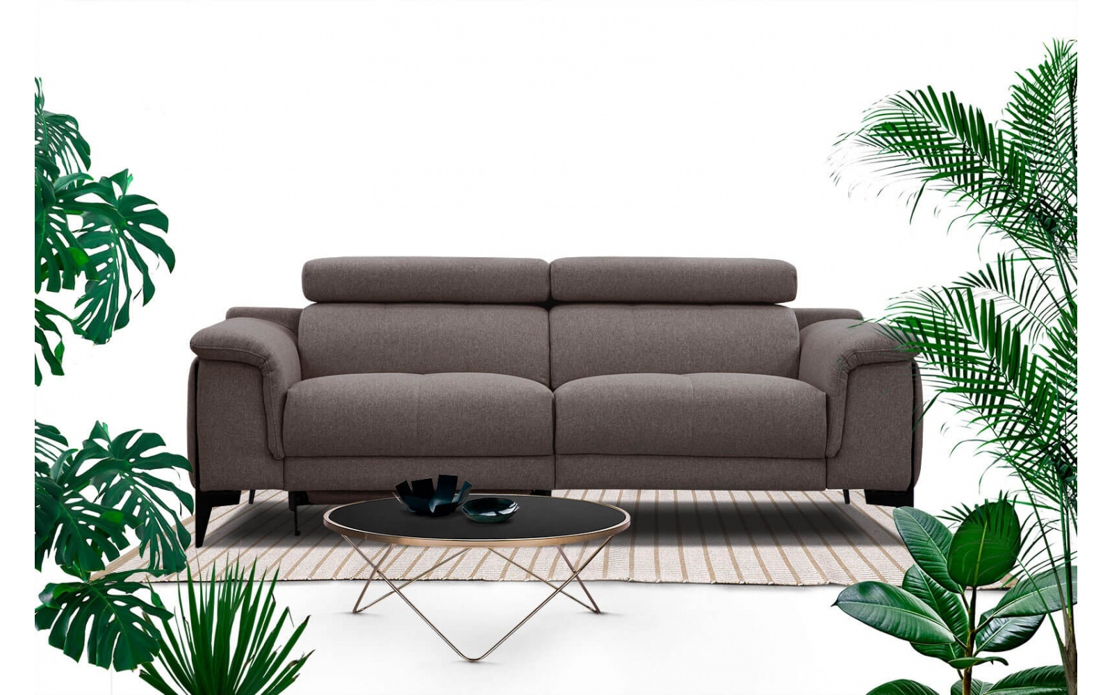 3-Sitzer Sofa mit Relaxfunktion auf der linken Seite MATERA