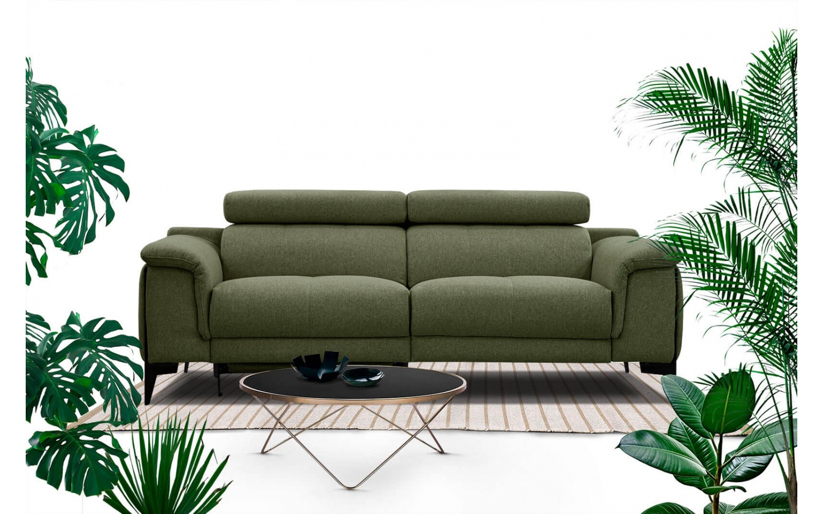 3-Sitzer Sofa mit Relaxfunktion auf der linken Seite MATERA