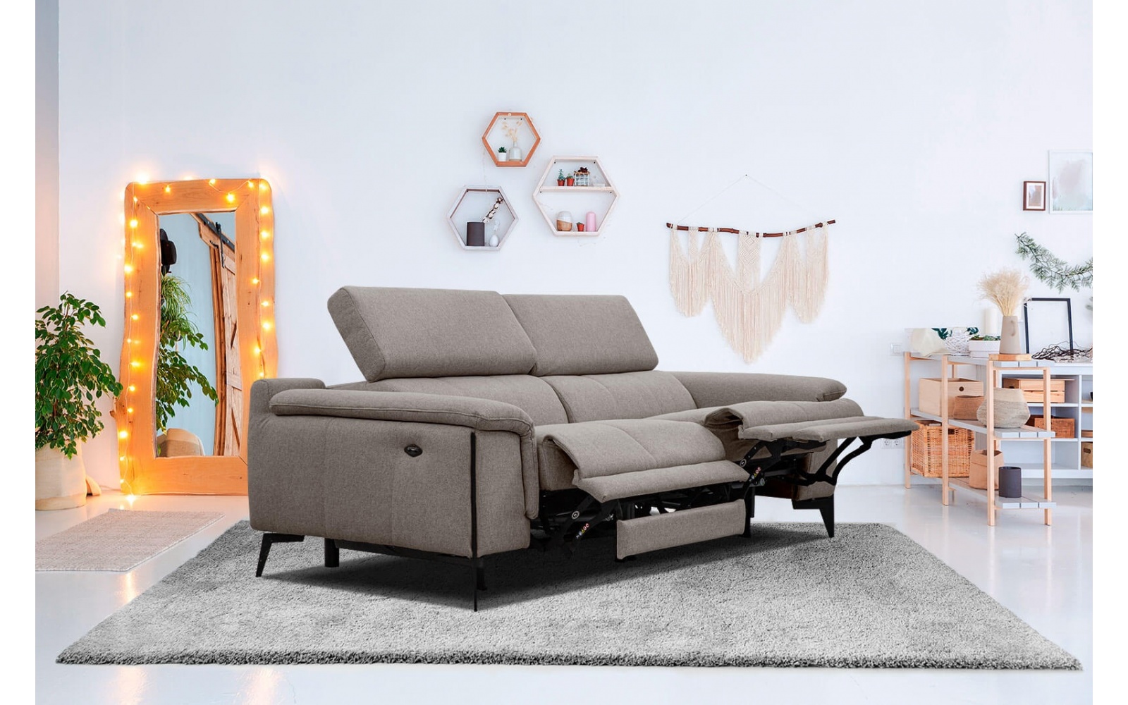 3-Sitzer Relaxsofa mit zwei Relaxfunktionen MATERA