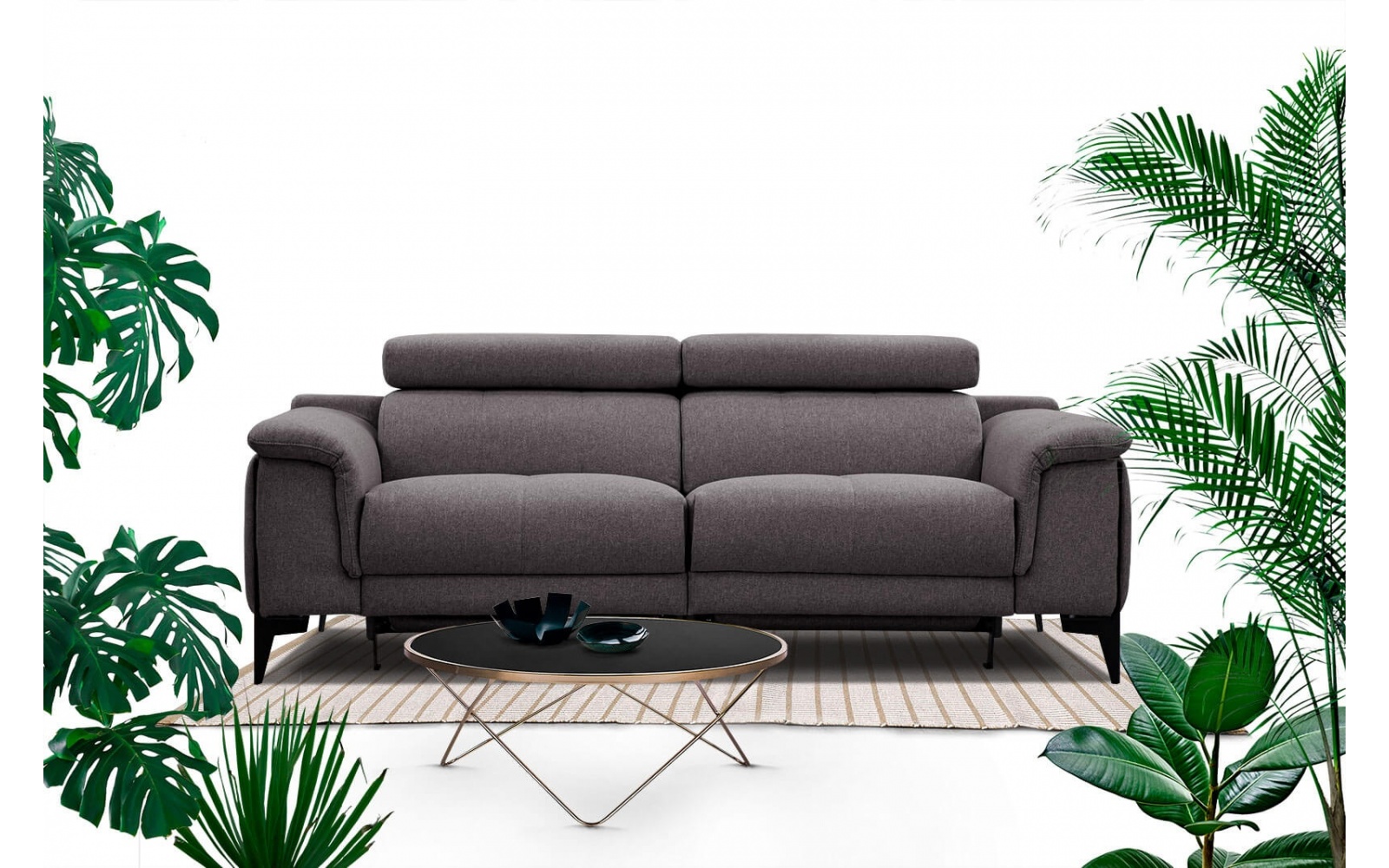 3-Sitzer Relaxsofa mit zwei Relaxfunktionen MATERA