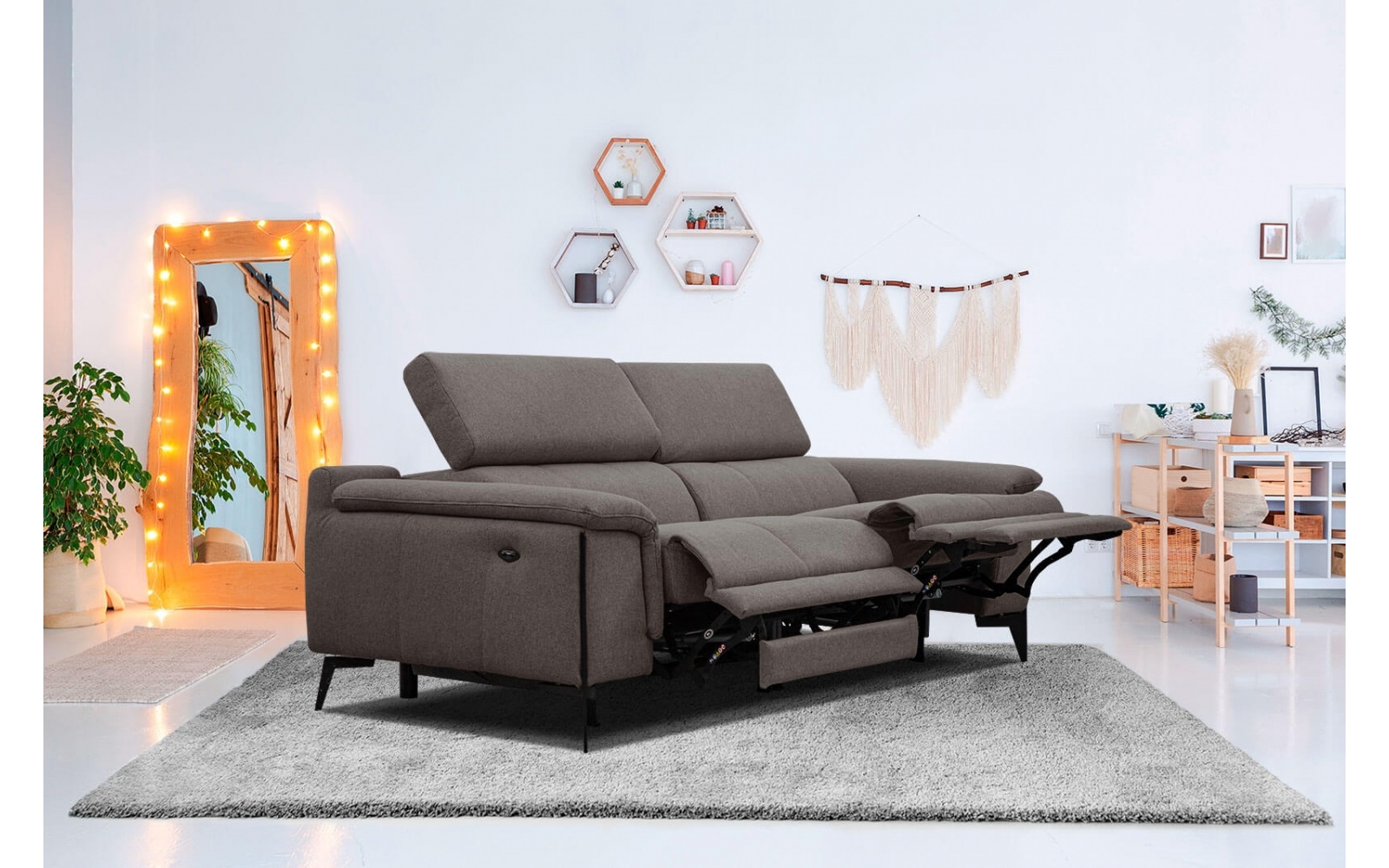 3-Sitzer Relaxsofa mit zwei Relaxfunktionen MATERA