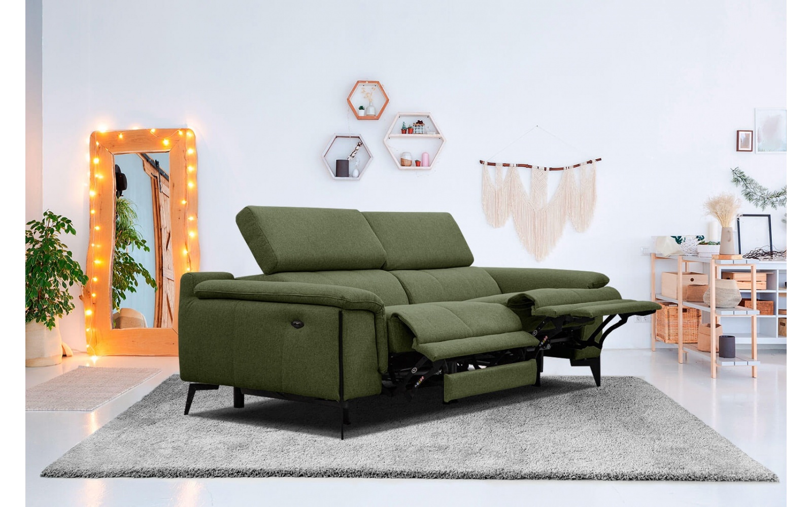 3-Sitzer Relaxsofa mit zwei Relaxfunktionen MATERA