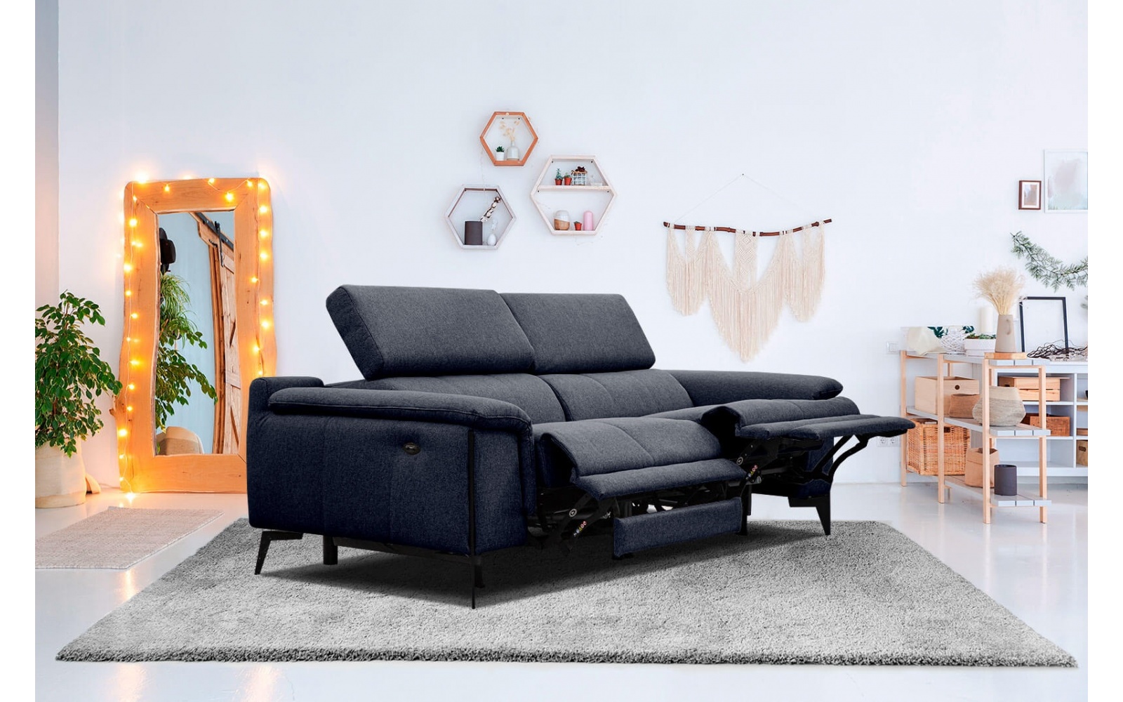 3-Sitzer Relaxsofa mit zwei Relaxfunktionen MATERA