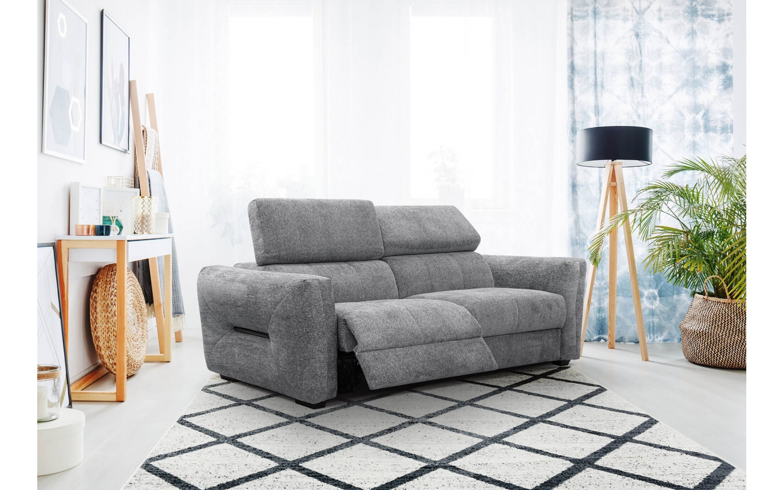 3-Sitzer Relaxsofa mit zwei Relaxfunktionen CALVERA