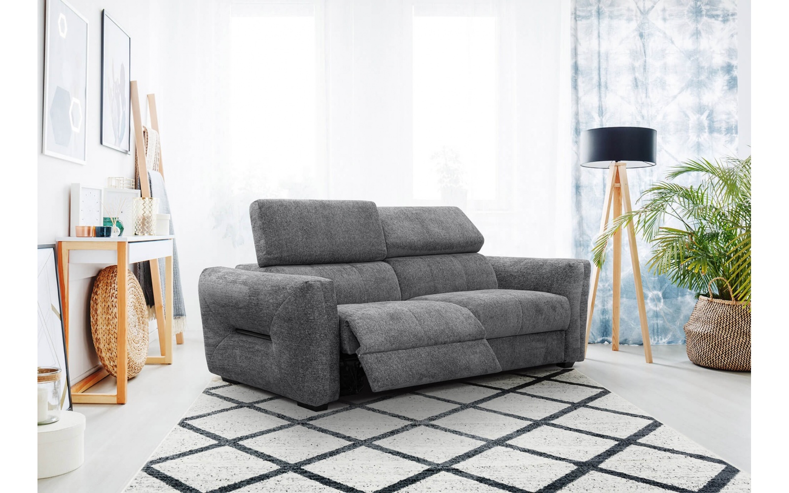 3-Sitzer Relaxsofa mit zwei Relaxfunktionen CALVERA