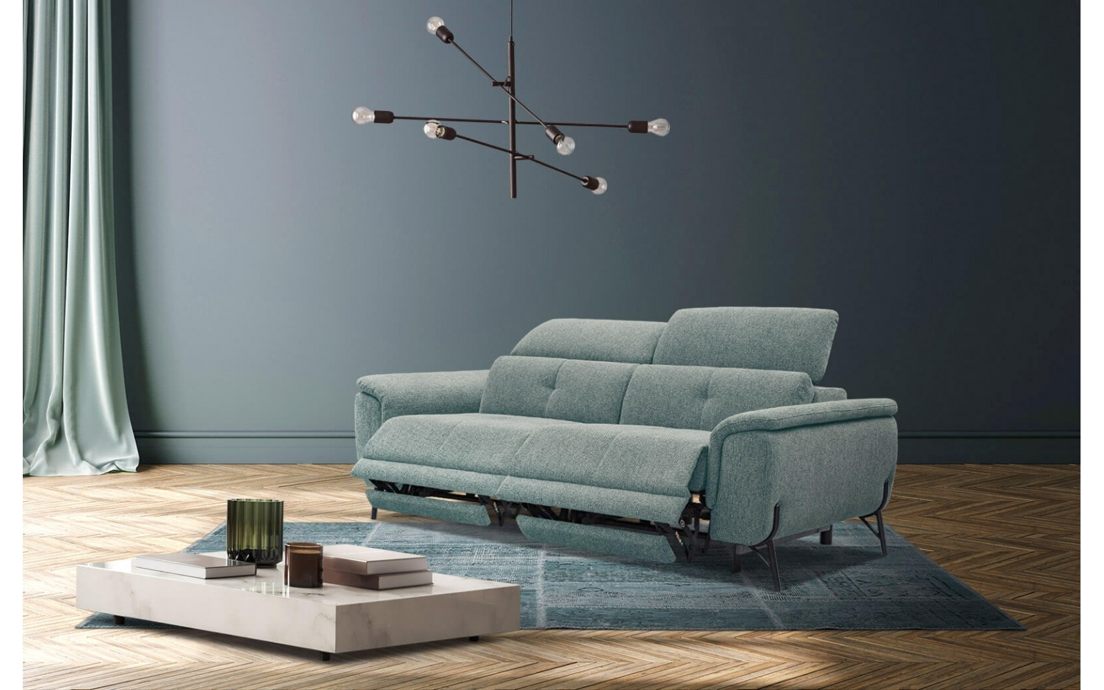 3-Sitzer Relaxsofa mit zwei Relaxfunktionen AVENA