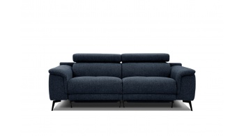 3-Sitzer Relaxsofa mit zwei Relaxfunktionen FIERO FARBE Marineblau (Arano 12)