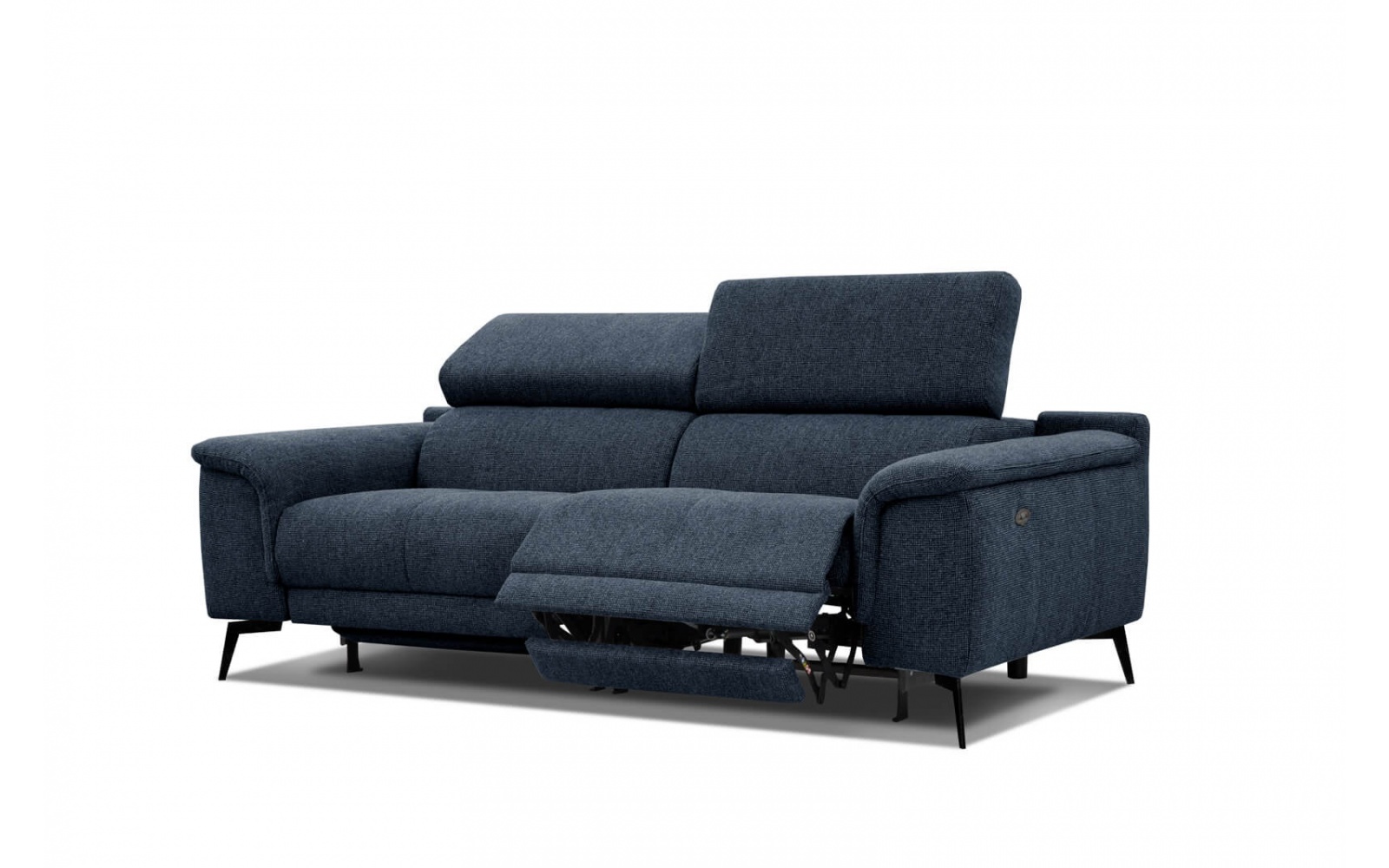 3-Sitzer Relaxsofa mit zwei Relaxfunktionen FIERO FARBE Marineblau (Arano 12)