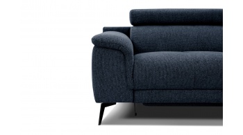 3-Sitzer Relaxsofa mit zwei Relaxfunktionen FIERO FARBE Marineblau (Arano 12)