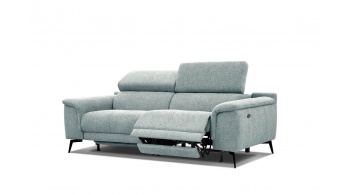 3-Sitzer Relaxsofa mit zwei Relaxfunktionen FIERO FARBE Mintgrün (Arano 14)