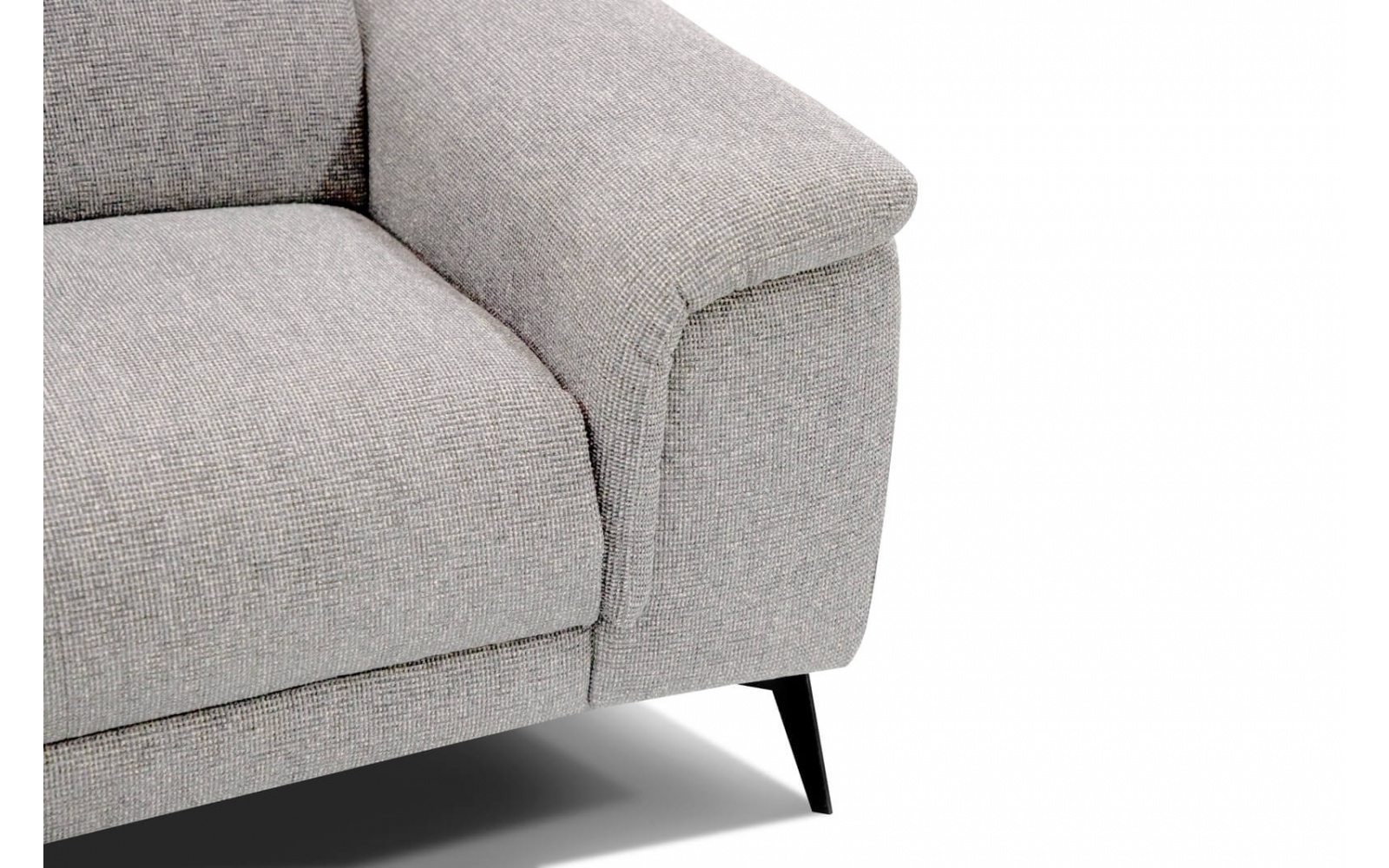 3-Sitzer Relaxsofa mit zwei Relaxfunktionen FIERO FARBE Hellgrau (Arano 15)