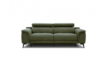 3-Sitzer Relaxsofa mit zwei Relaxfunktionen FIERO FARBE Olivgrün (Arano 24)