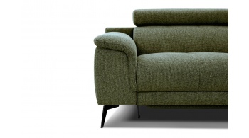 3-Sitzer Relaxsofa mit zwei Relaxfunktionen FIERO FARBE Olivgrün (Arano 24)