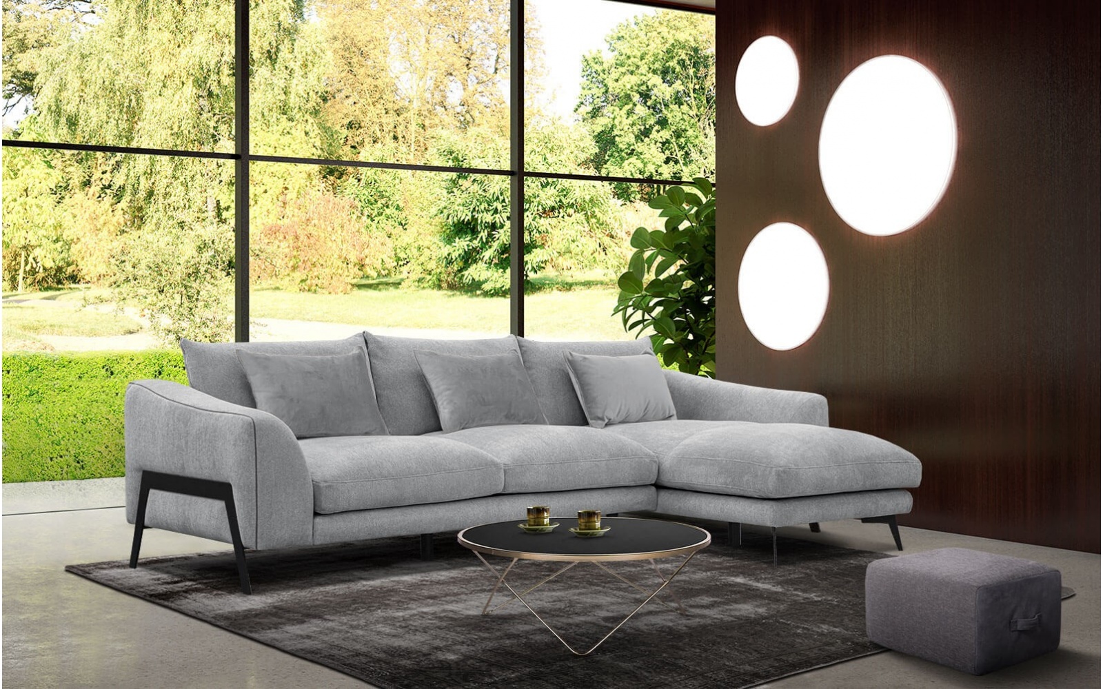 Ecksofa rechts 4-Sitzer WINTER