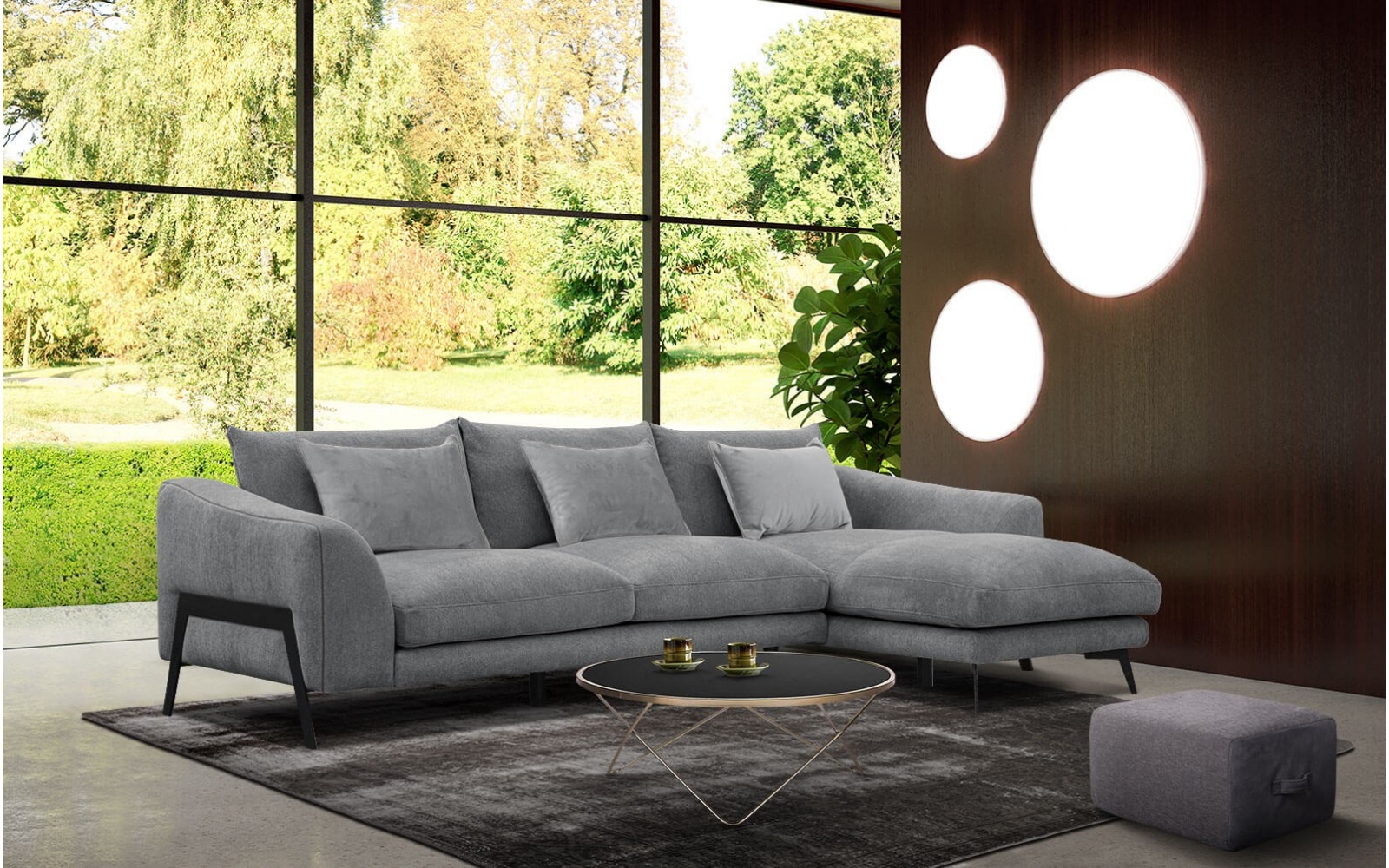 Ecksofa rechts 4-Sitzer WINTER