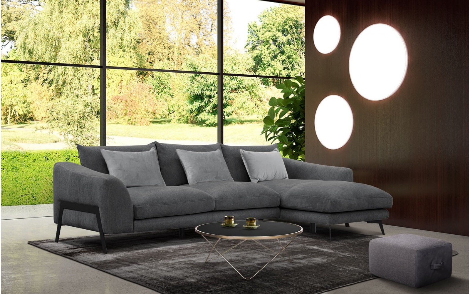 Ecksofa rechts 4-Sitzer WINTER