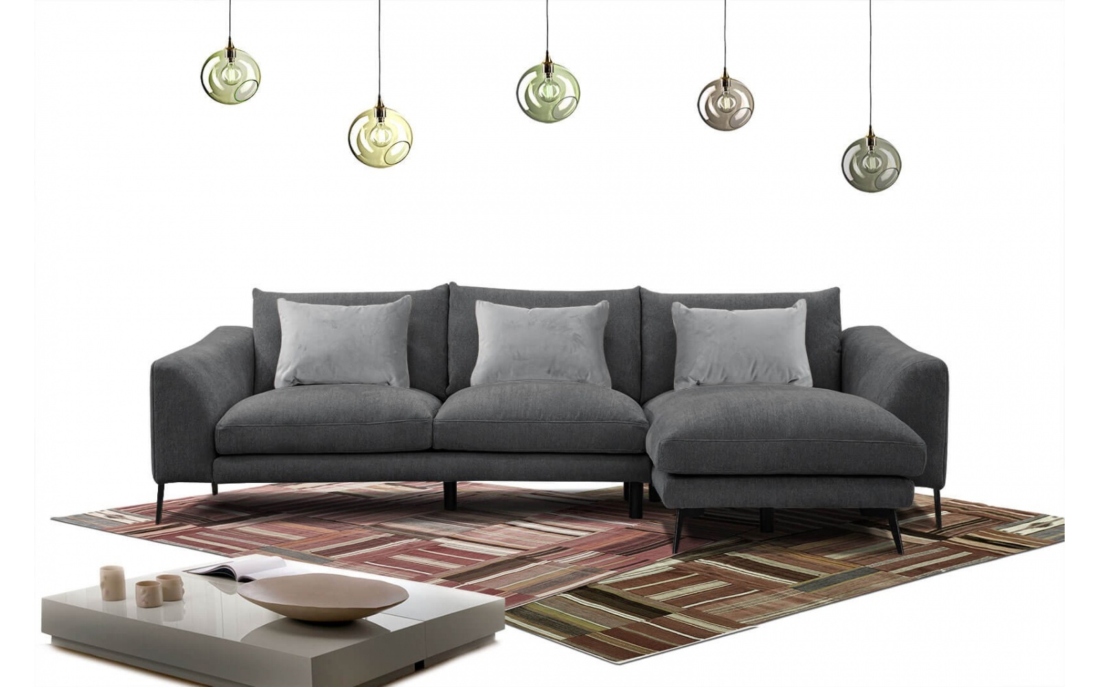 Ecksofa rechts 4-Sitzer WINTER