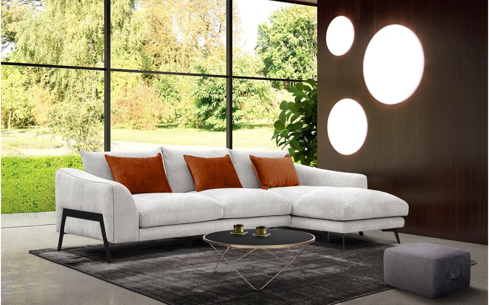 Ecksofa rechts 4-Sitzer WINTER