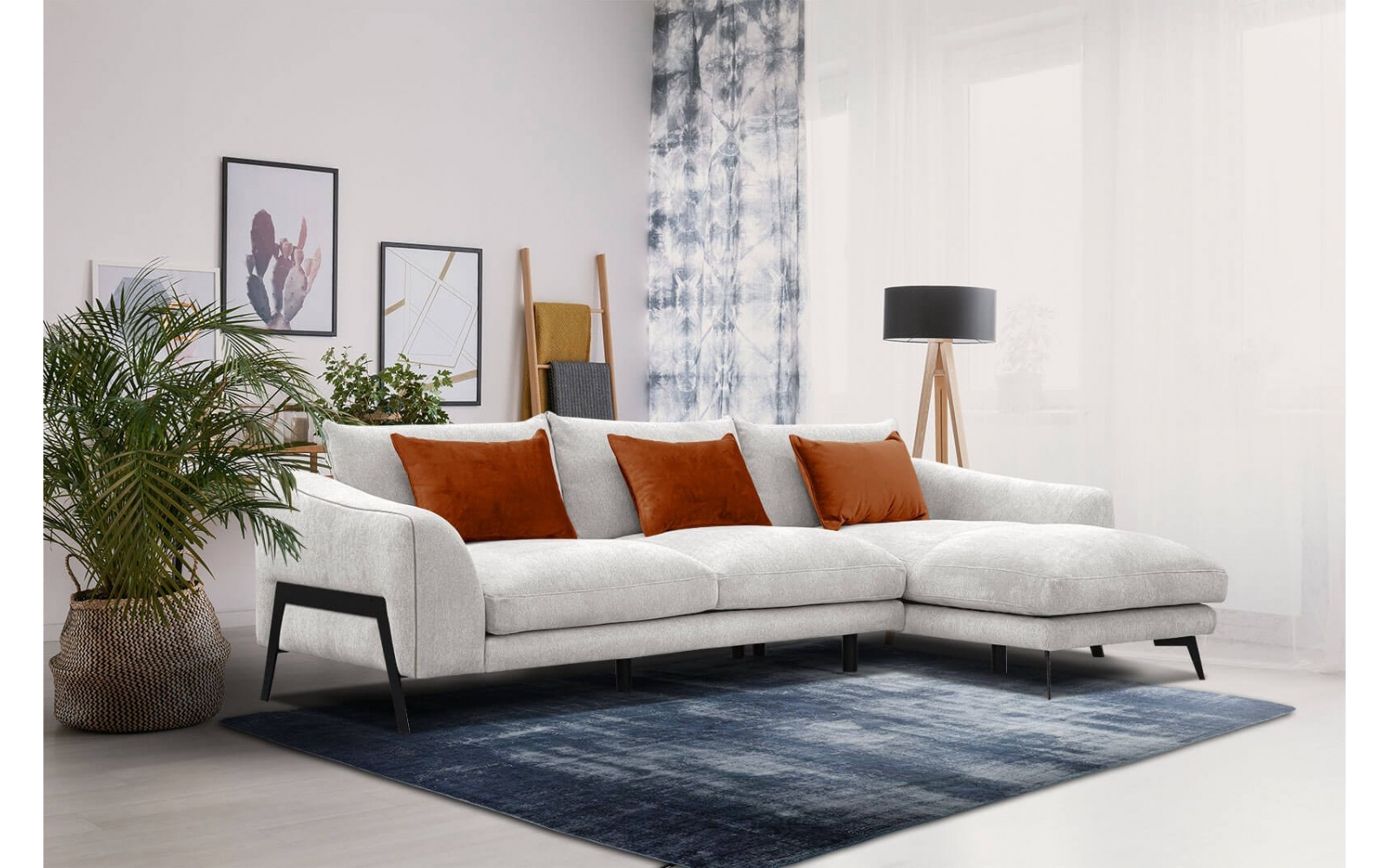 Ecksofa rechts 4-Sitzer WINTER