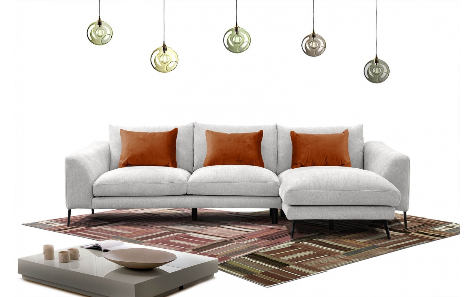 Ecksofa rechts 4-Sitzer WINTER