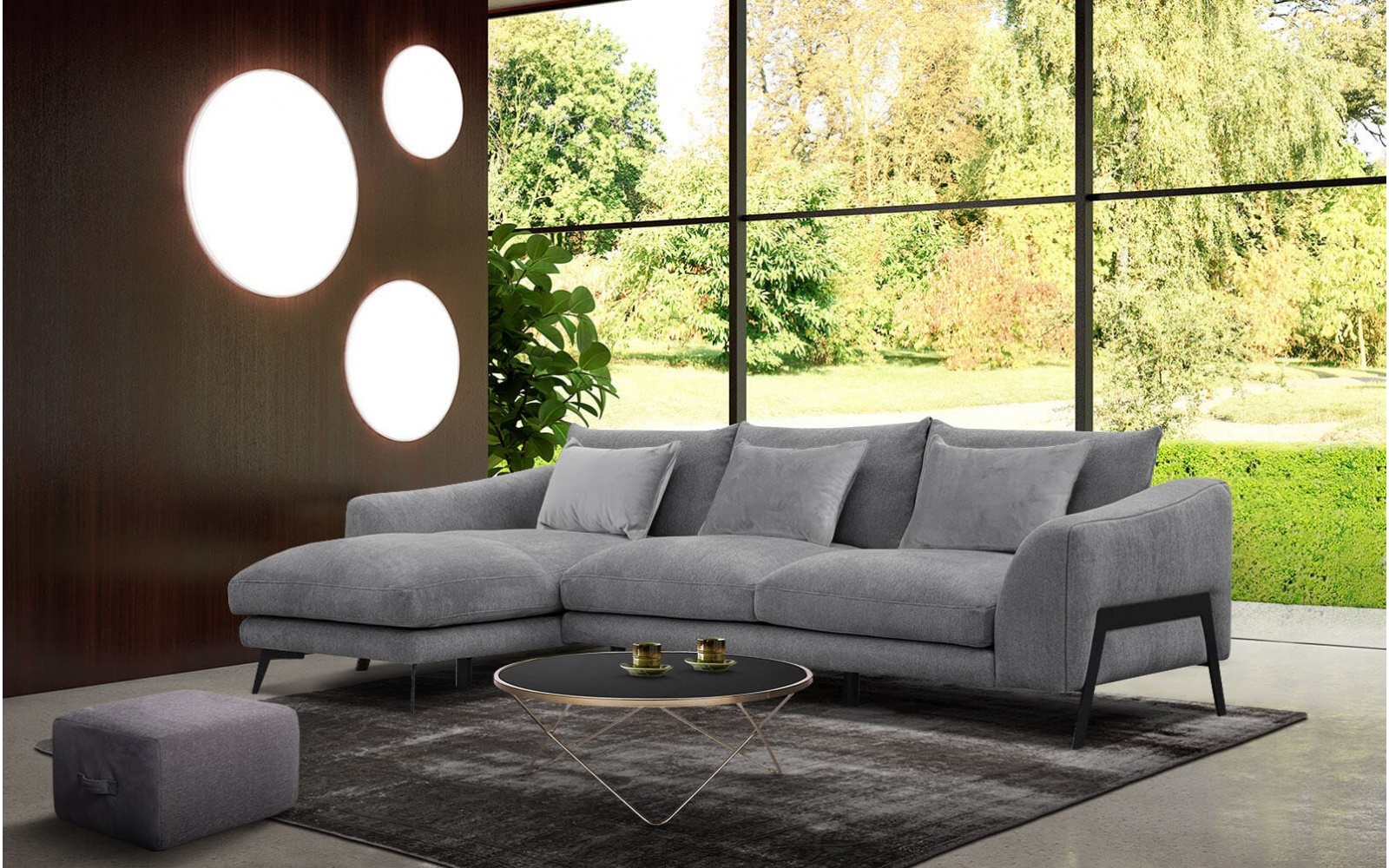 Ecksofa links 4-Sitzer WINTER