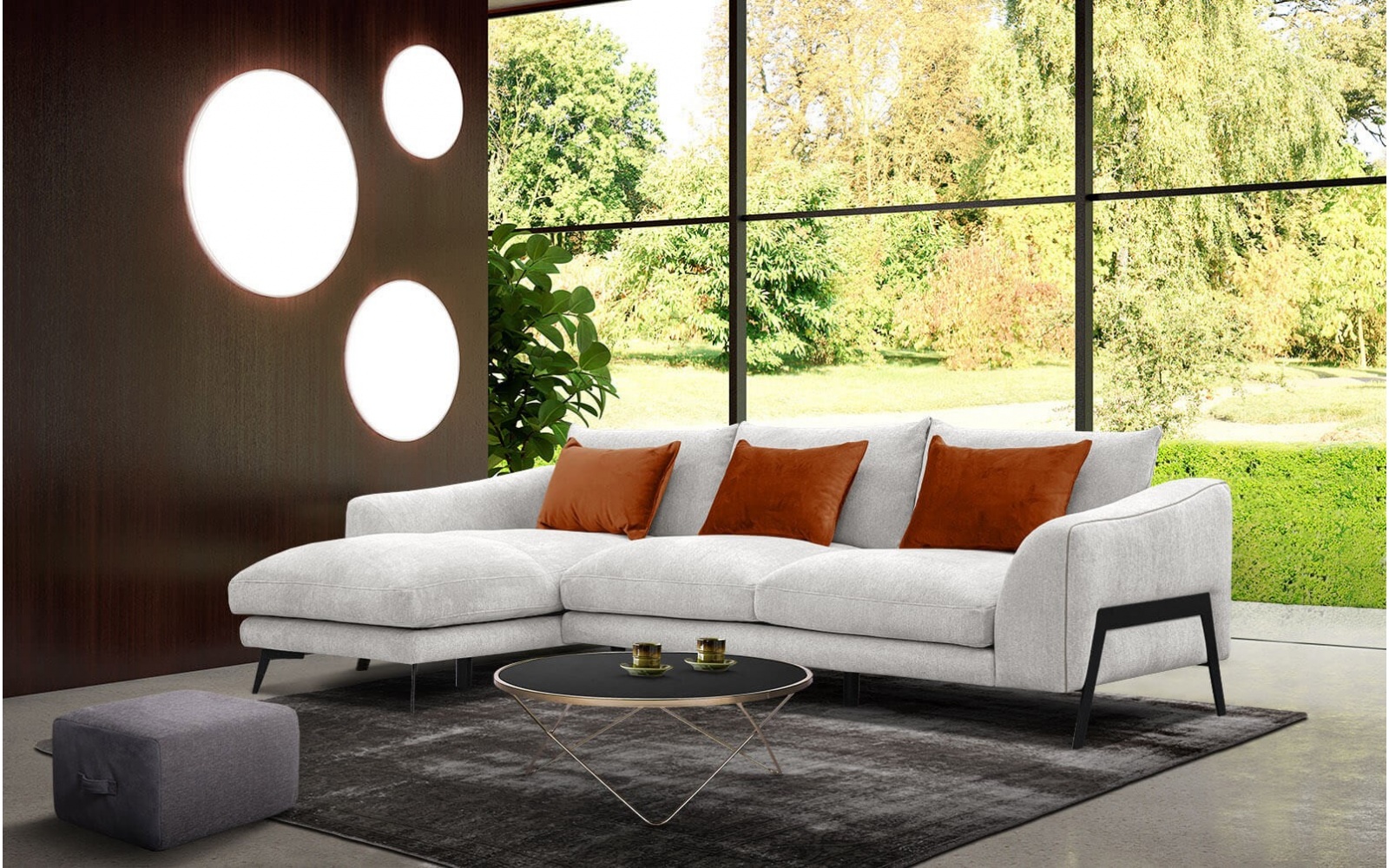 Ecksofa links 4-Sitzer WINTER