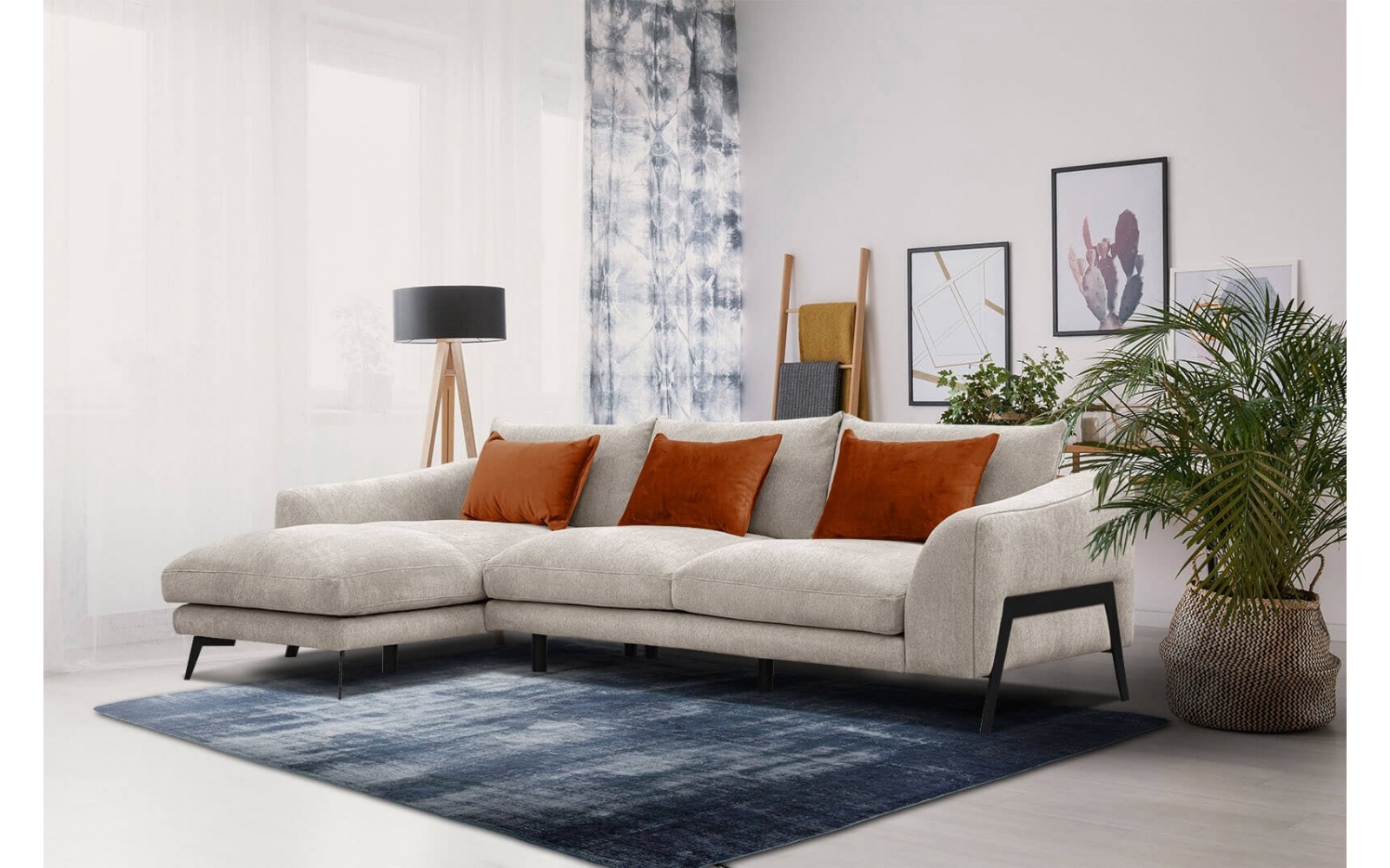 Ecksofa links 4-Sitzer WINTER