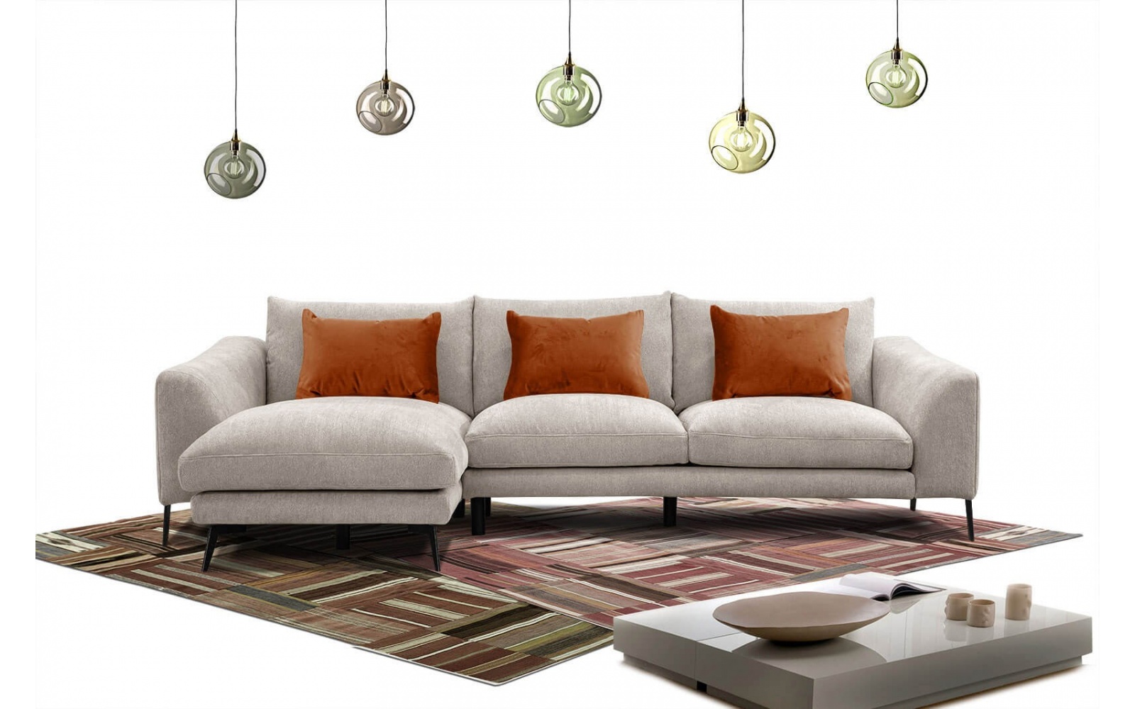 Ecksofa links 4-Sitzer WINTER