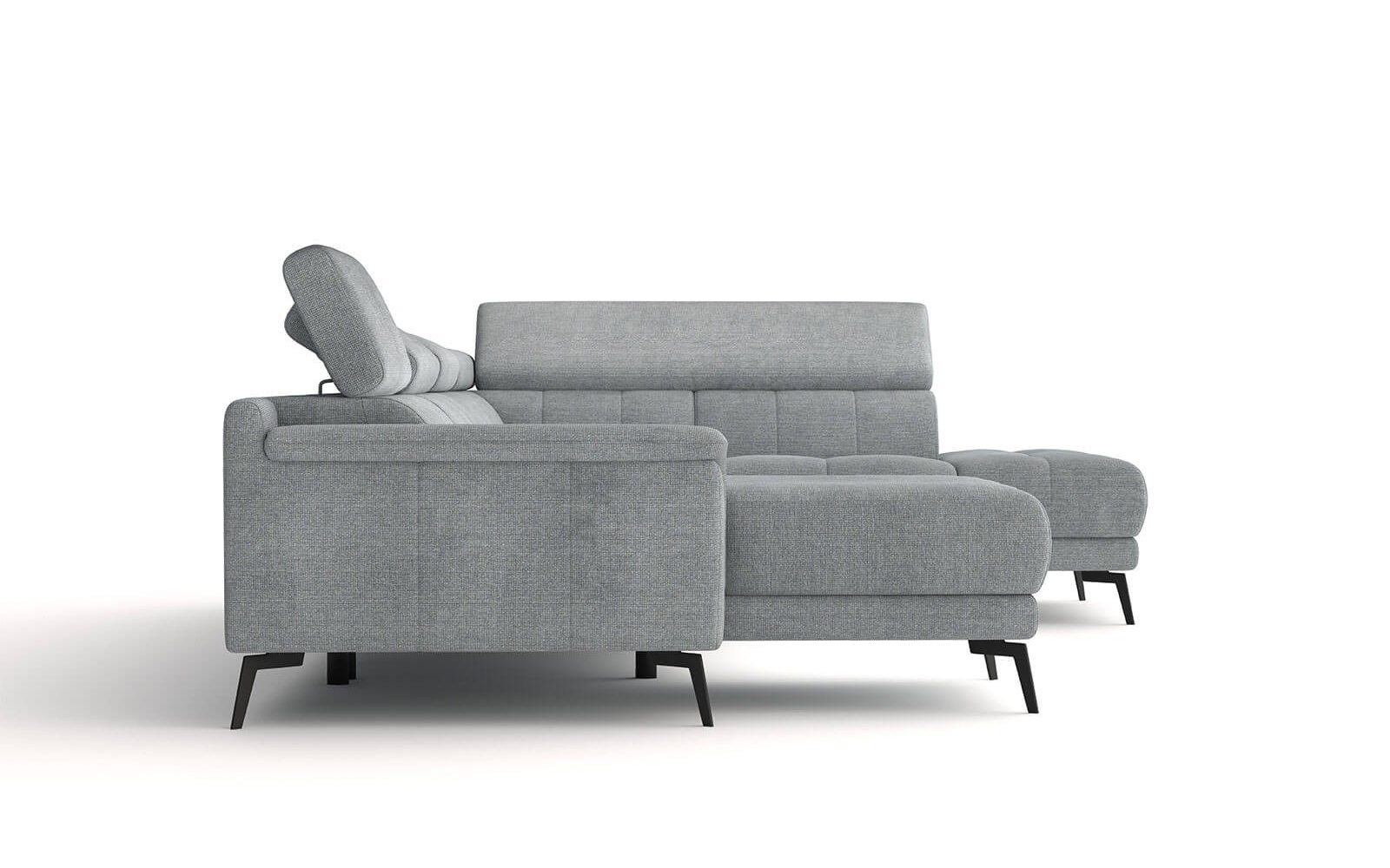 Wohnlandschaft U-Form rechts mit verstellbaren Kopfstützen FIERO