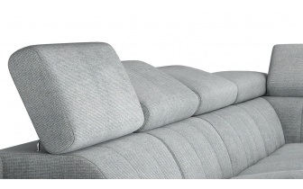 Wohnlandschaft U-Form rechts mit verstellbaren Kopfstützen FIERO