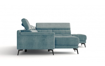 Wohnlandschaft U-Form rechts mit verstellbaren Kopfstützen FIERO