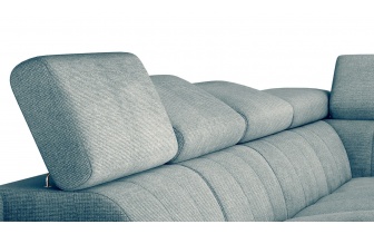 Wohnlandschaft U-Form rechts mit verstellbaren Kopfstützen FIERO