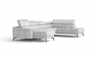 Wohnlandschaft U-Form rechts mit verstellbaren Kopfstützen FIERO