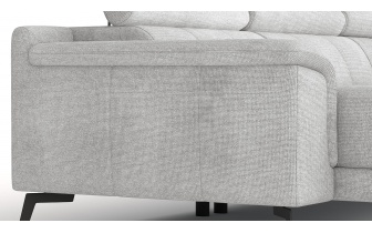 Wohnlandschaft U-Form rechts mit verstellbaren Kopfstützen FIERO