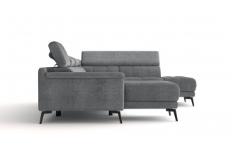 Wohnlandschaft U-Form rechts mit verstellbaren Kopfstützen FIERO