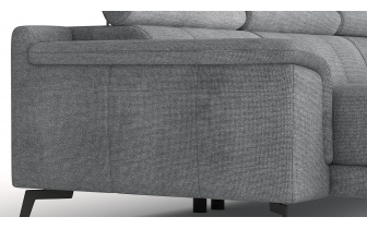 Wohnlandschaft U-Form rechts mit verstellbaren Kopfstützen FIERO